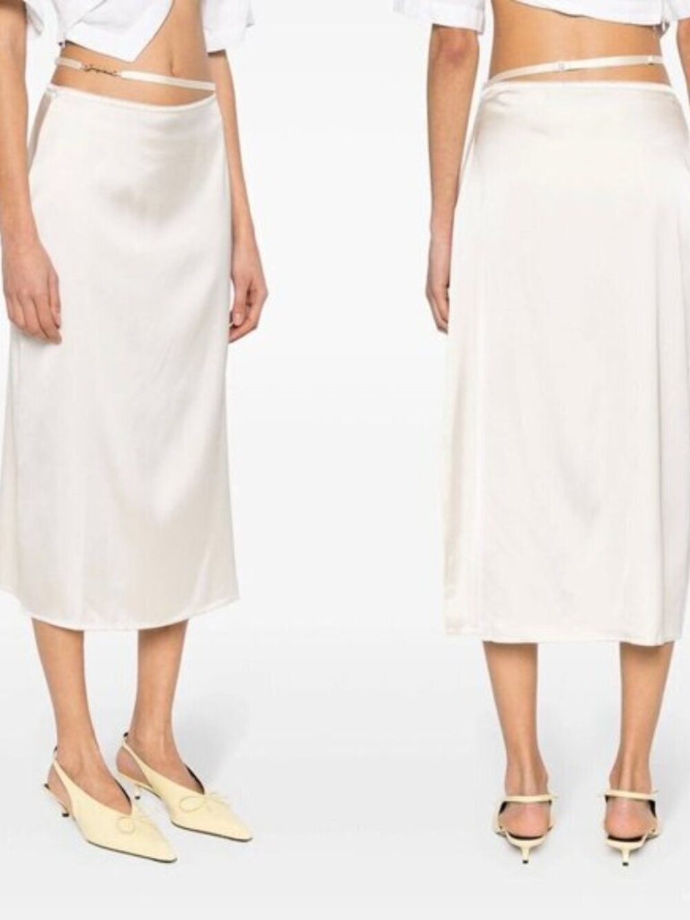 Jaquemus La Jupe Notte Satin Skirt